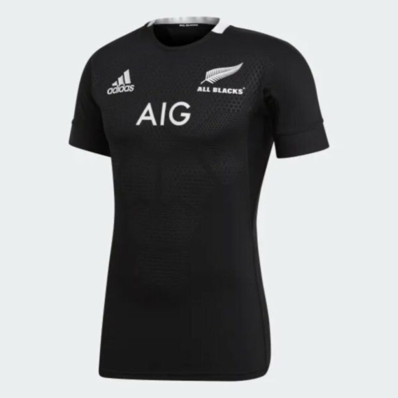 2020 Adidas All Blacks Home Performance Jersey CW3130 - Picture 1 of 4